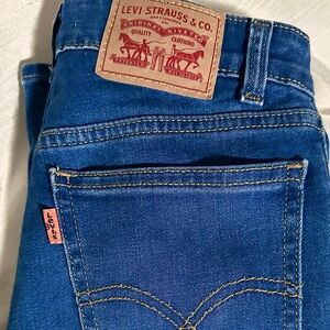 Orange tab Levi's 721 Vintage High Rise Skinny